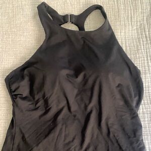 Athleta Black Fitted Tank Top